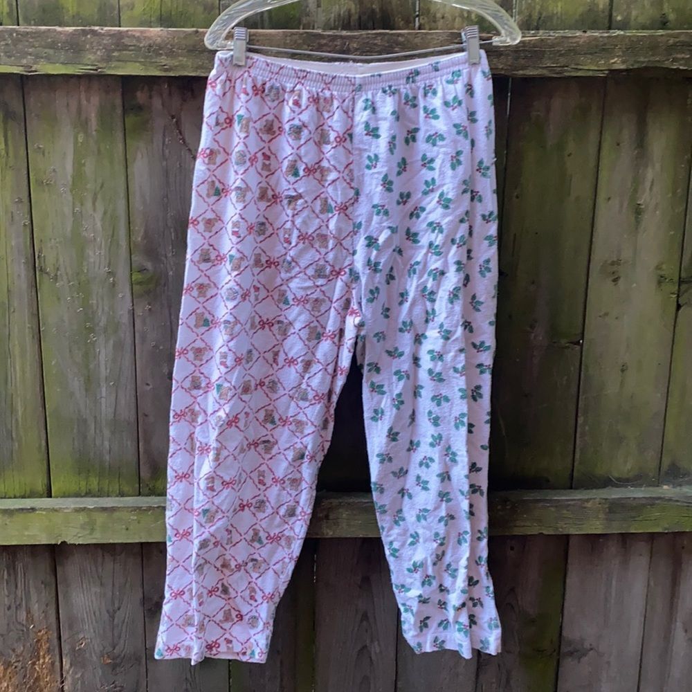 Holiday pajama bottoms sz. L